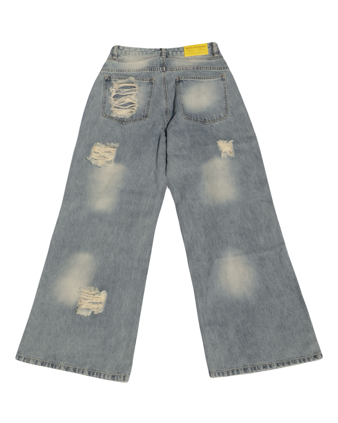 Baggy Star Studded Distressed Jeans