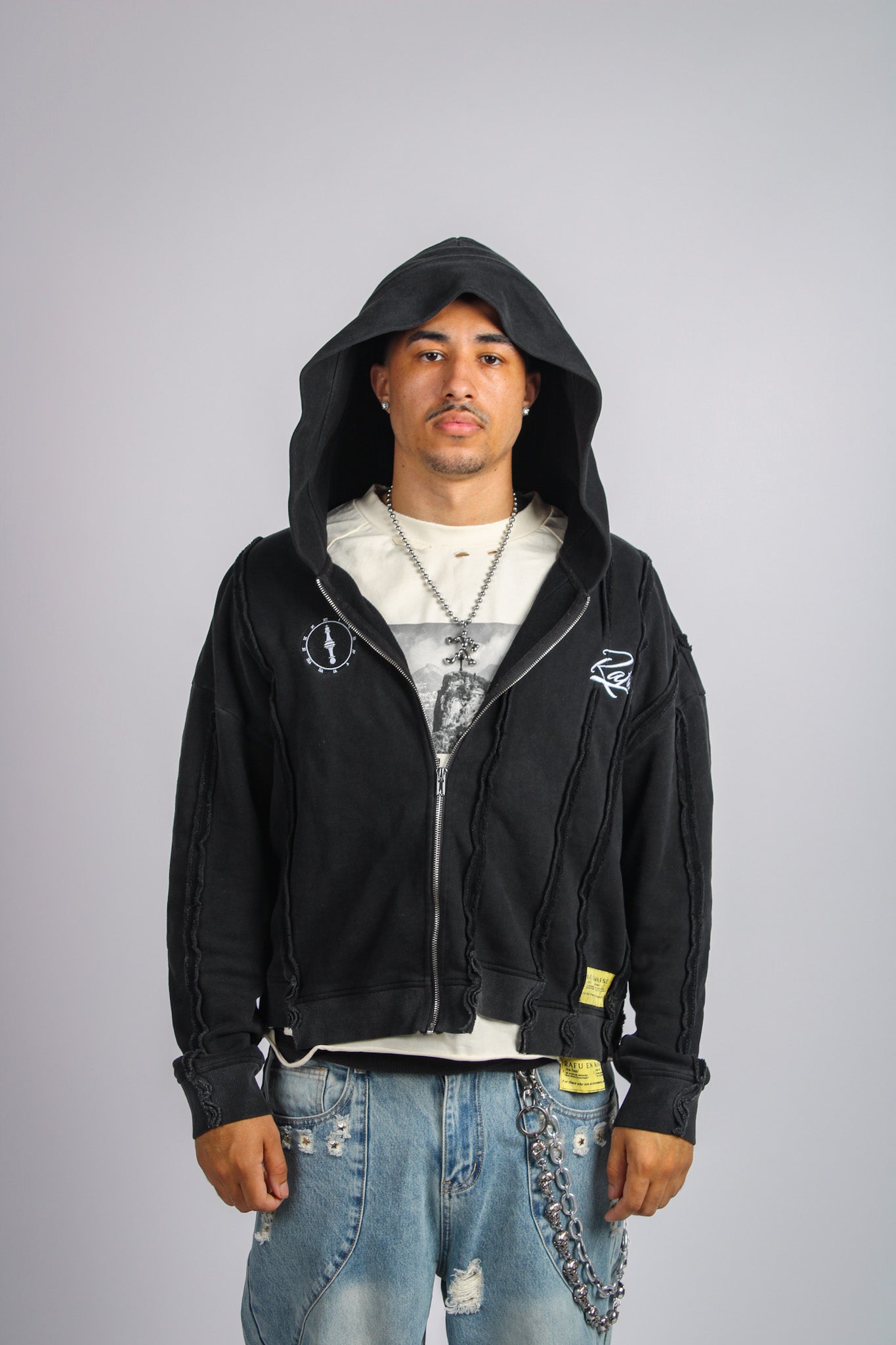 Uneven Hem Jacket