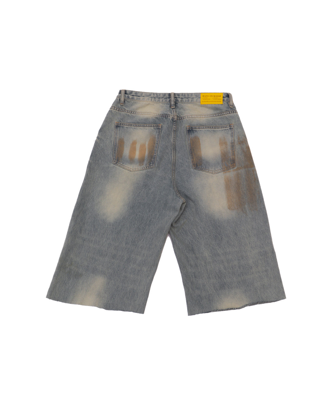 Pleated Dirty Wash Jhorts